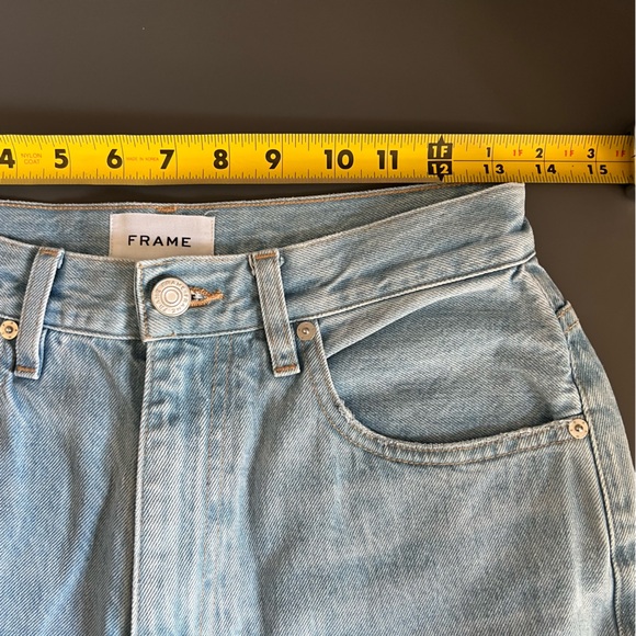 FRAME Wide Leg Baggy Jeans High Rise - Picture 10 of 14